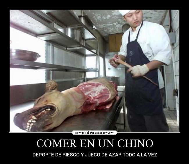 COMER EN UN CHINO - 