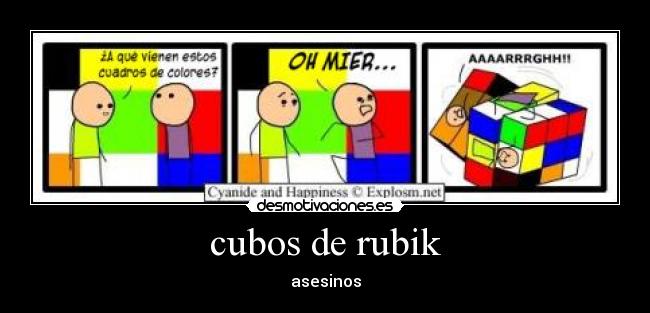cubos de rubik - asesinos