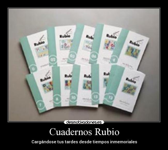 Cuadernos Rubio -
