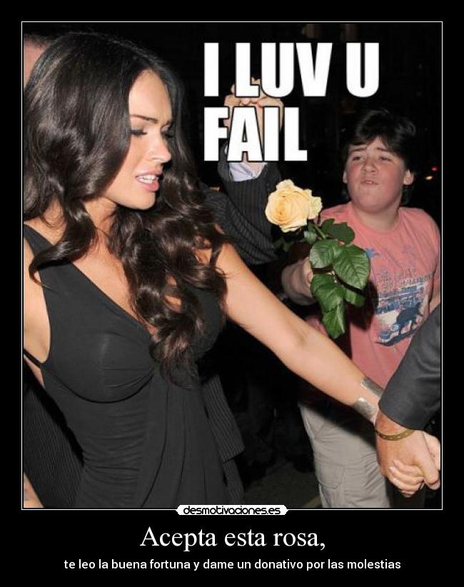Acepta esta rosa, - 