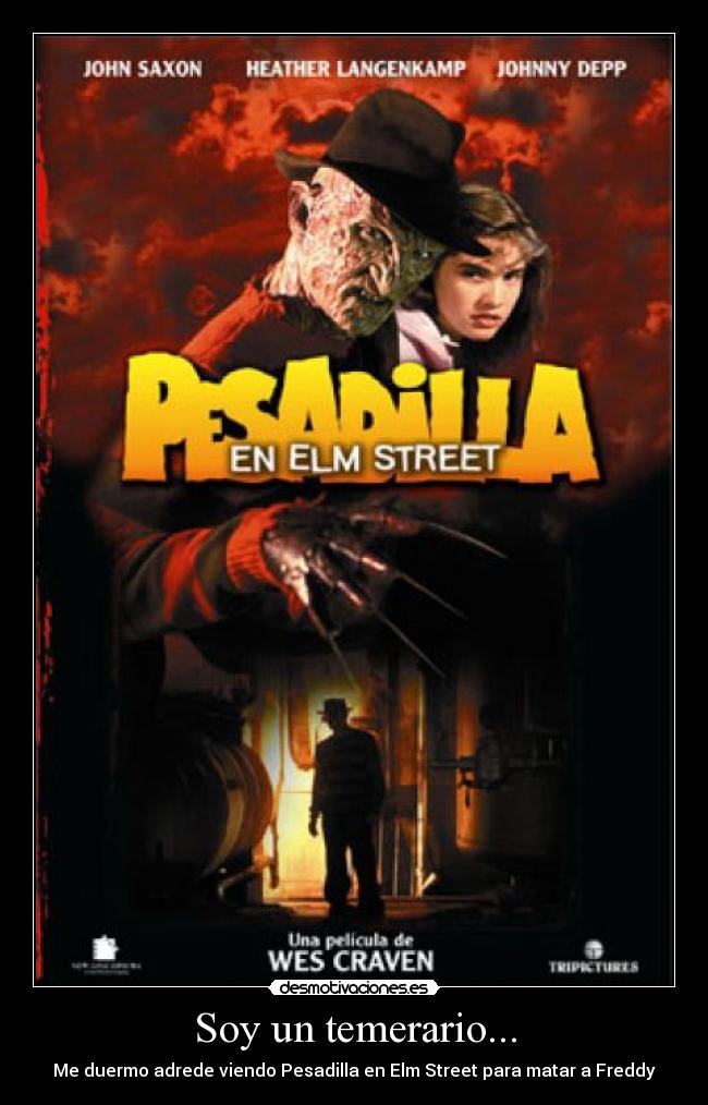 carteles pesadilla elm street desmotivaciones