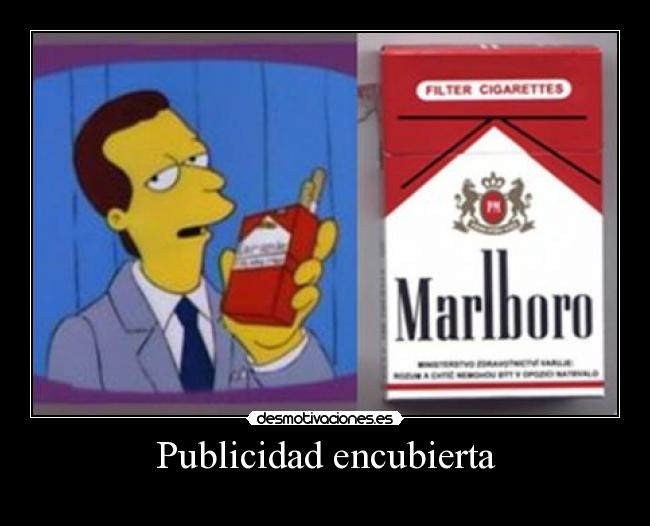 Publicidad encubierta -