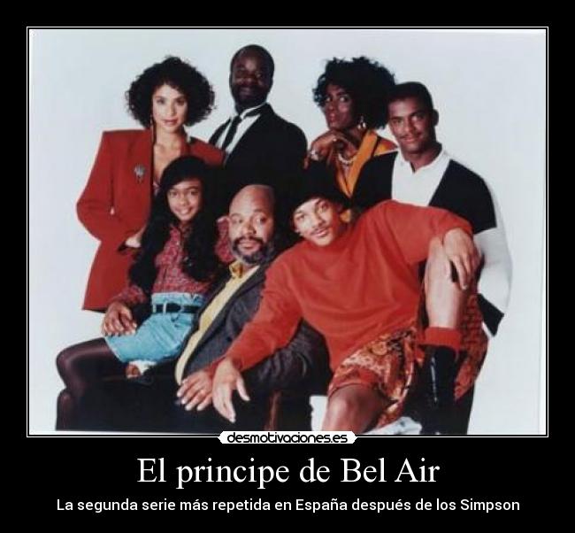 El principe de Bel Air - La segunda serie más repetida en España después de los Simpson