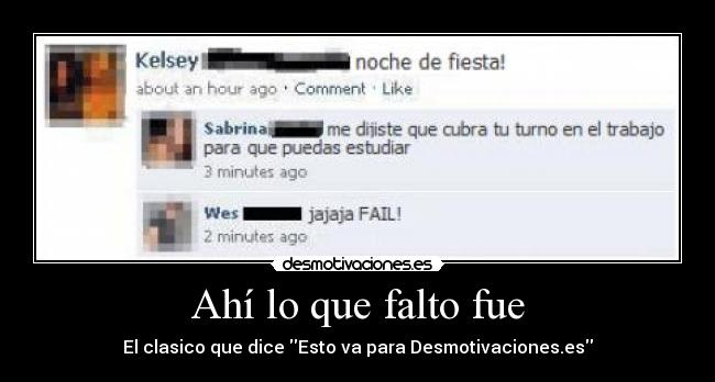 Ahí lo que falto fue - 