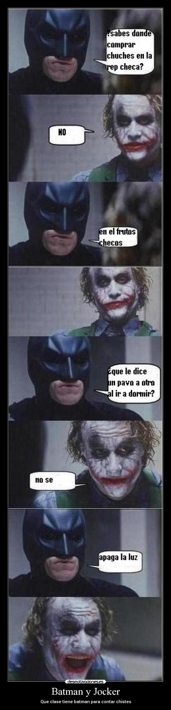 Batman y Jocker -