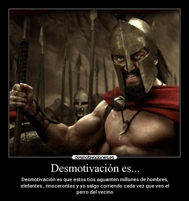 Desmotivación es... -