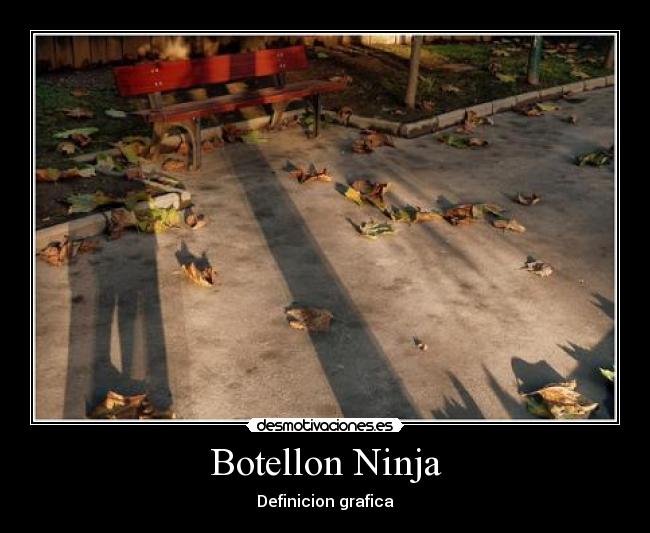 Botellon Ninja - Definicion grafica