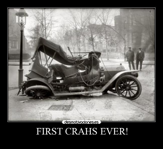 FIRST CRAHS EVER! -