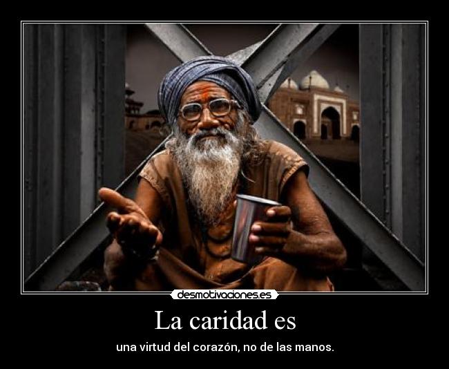 La caridad es Desmotivaciones