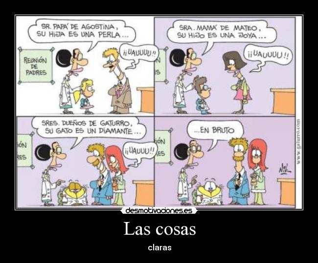 Las cosas - claras