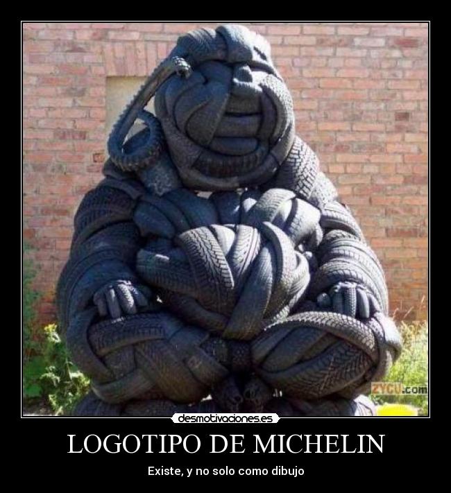 LOGOTIPO DE MICHELIN - Existe, y no solo como dibujo