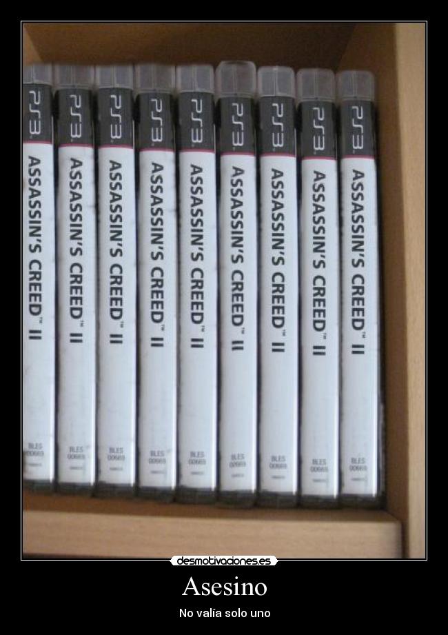 Asesino - No valía solo uno