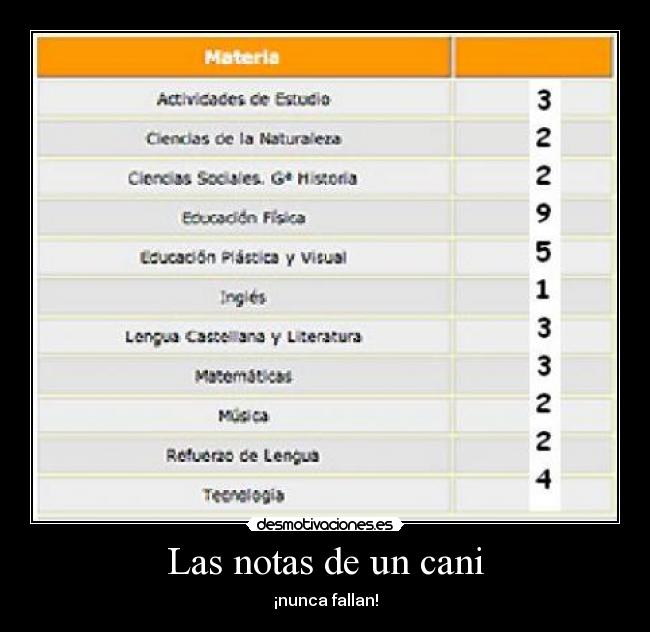 Las notas de un cani - 