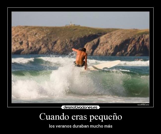 Cuando eras pequeño - 