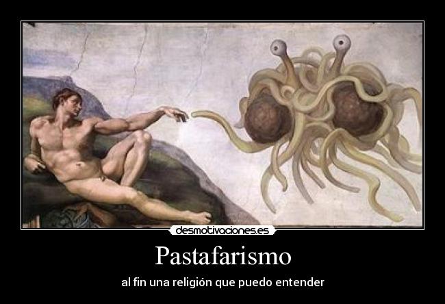 Pastafarismo - al fin una religión que puedo entender