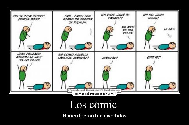 Los cómic - Nunca fueron tan divertidos