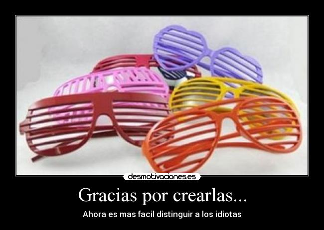 carteles gafas desmotivaciones