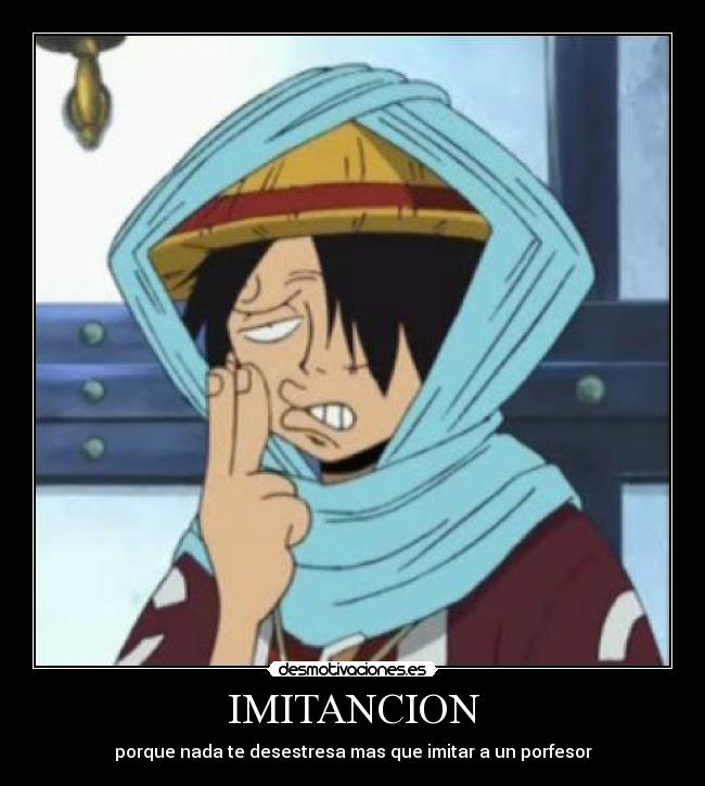 IMITANCION - porque nada te desestresa mas que imitar a un porfesor