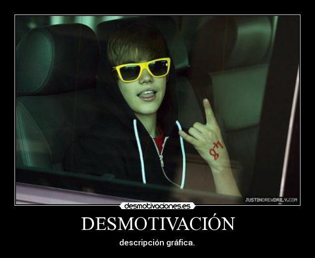 DESMOTIVACIÓN - descripción gráfica.