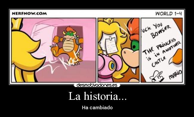 carteles historia mario desmotivaciones