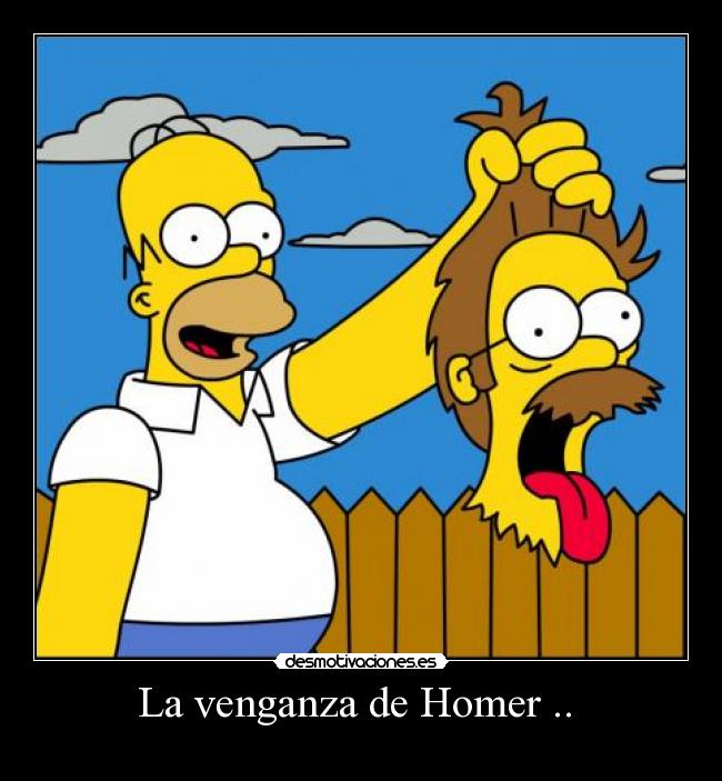 La venganza de Homer ..  - 