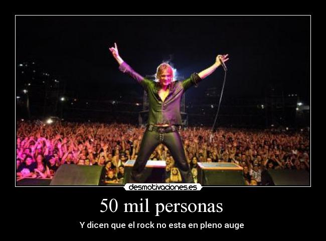 50 mil personas  - 