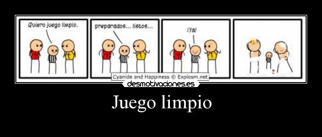 carteles juego limpio desmotivaciones