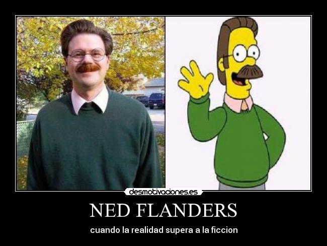 NED FLANDERS - cuando la realidad supera a la ficcion