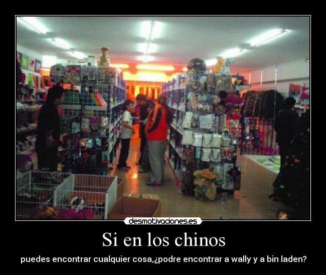 Si en los chinos -