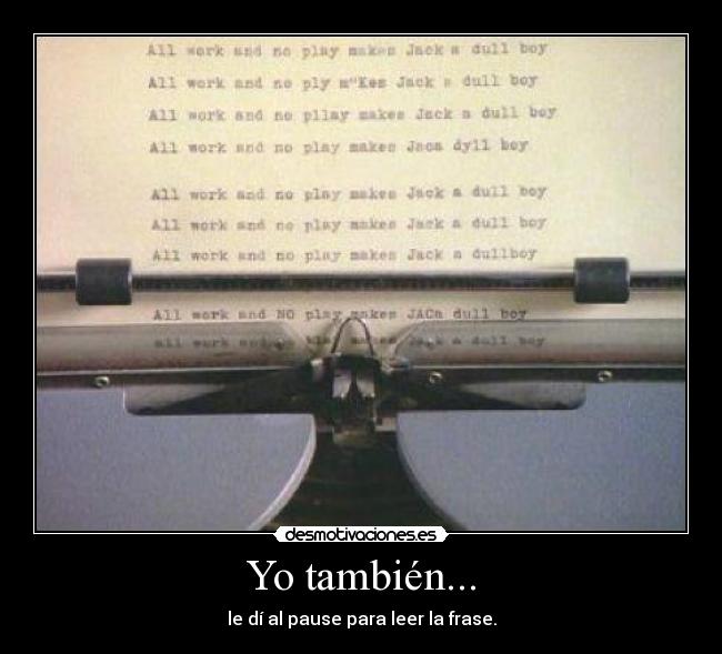Yo también... - 