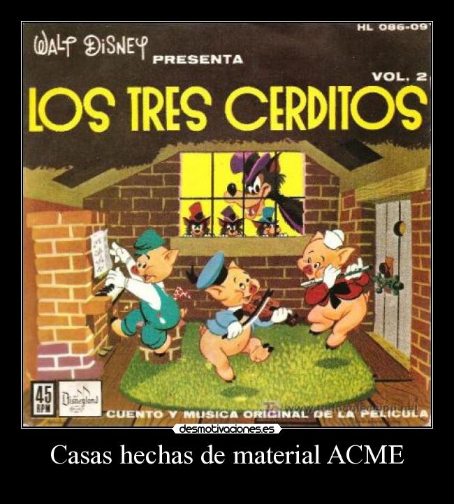 Casas hechas de material ACME - 