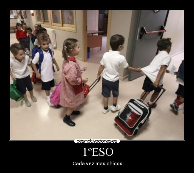 1ºESO - Cada vez mas chicos