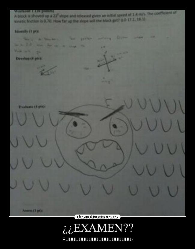 ¿¿EXAMEN?? - FUUUUUUUUUUUUUUUUUUUU-