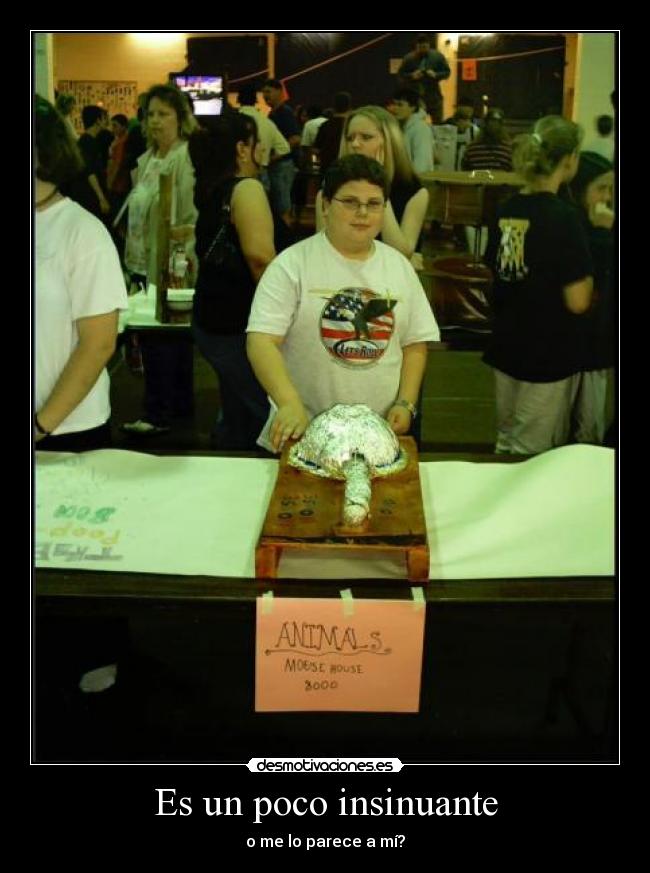 Es un poco insinuante - 