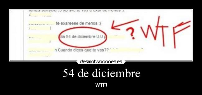 54 de diciembre -