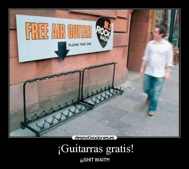 ¡Guitarras gratis! -