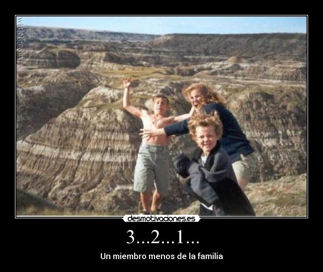 carteles caida canon nino familia desmotivaciones