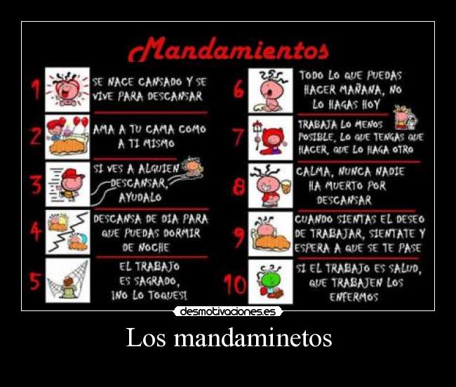 Los mandaminetos - 