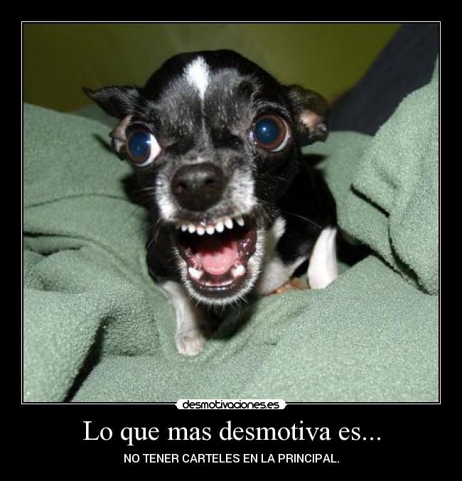 Lo que mas desmotiva es... - 