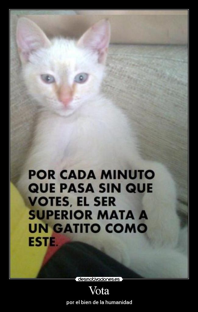 Vota - por el bien de la humanidad