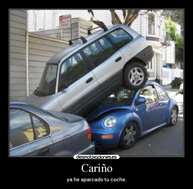 carteles coche aparcamiento fail desmotivaciones