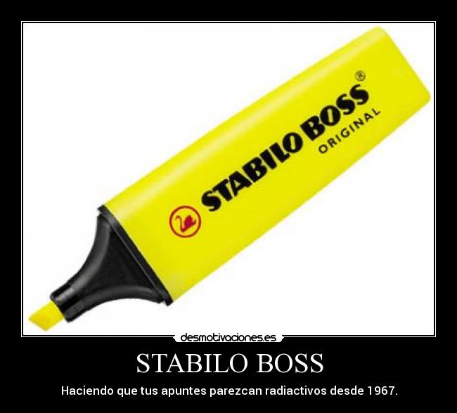 STABILO BOSS - 