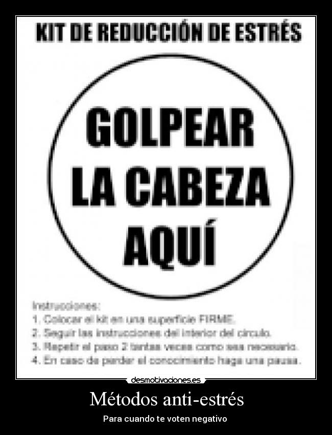 Métodos anti-estrés -