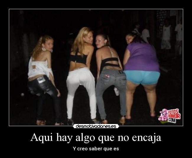 Aqui hay algo que no encaja -