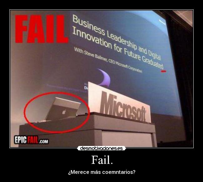 Fail. - ¿Merece más coemntarios?