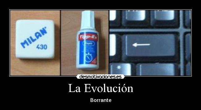 La Evolución - Borrante