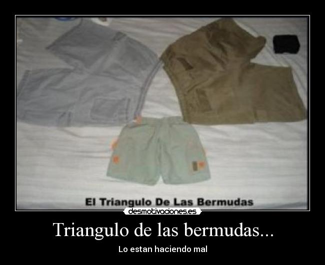 Triangulo de las bermudas... -