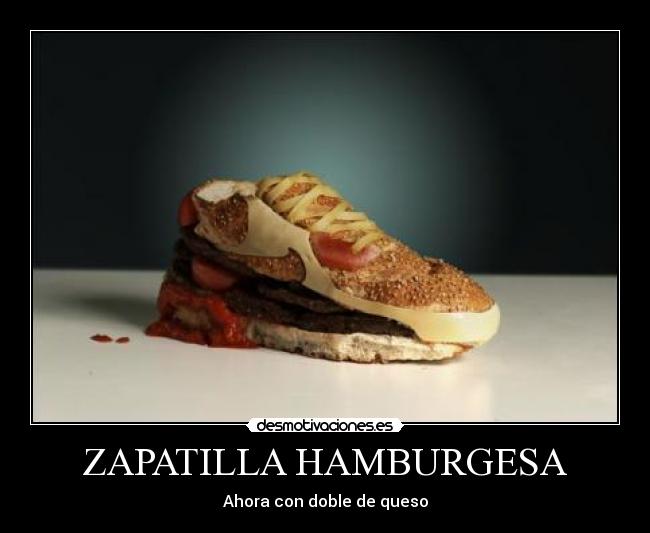 ZAPATILLA HAMBURGESA - Ahora con doble de queso