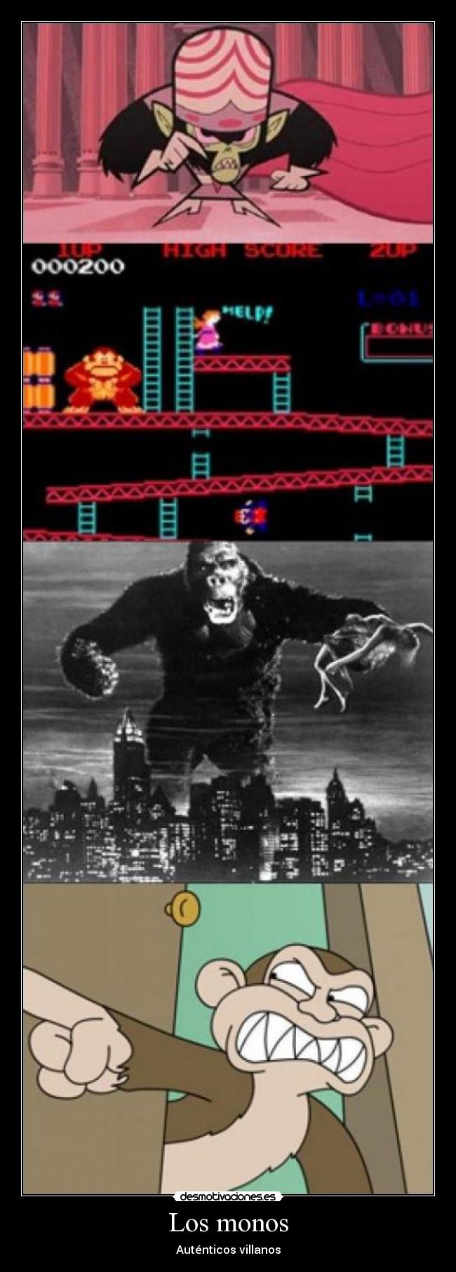 Los monos - Auténticos villanos