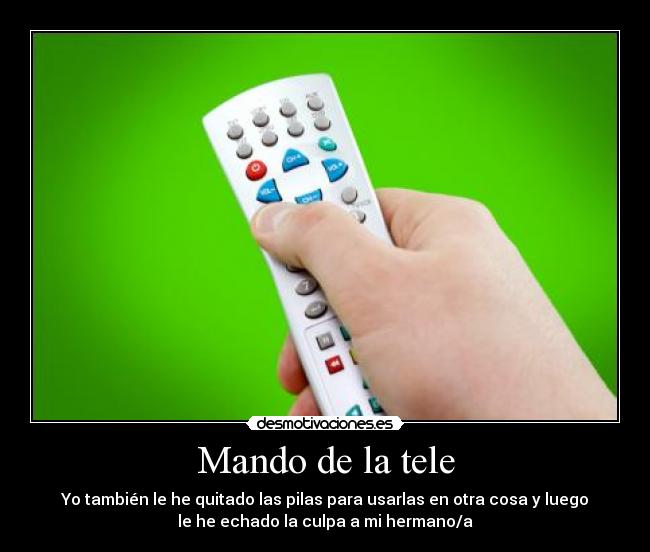 Mando de la tele - 